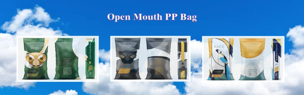 SGS CE FDA ISO Rice Bag 25kg 50kg Plastic Sand Cement Packaging Bags Poly PP Woven Sacks PP Bag with Laminated Coat Film for Chemical Fertilizer Sand