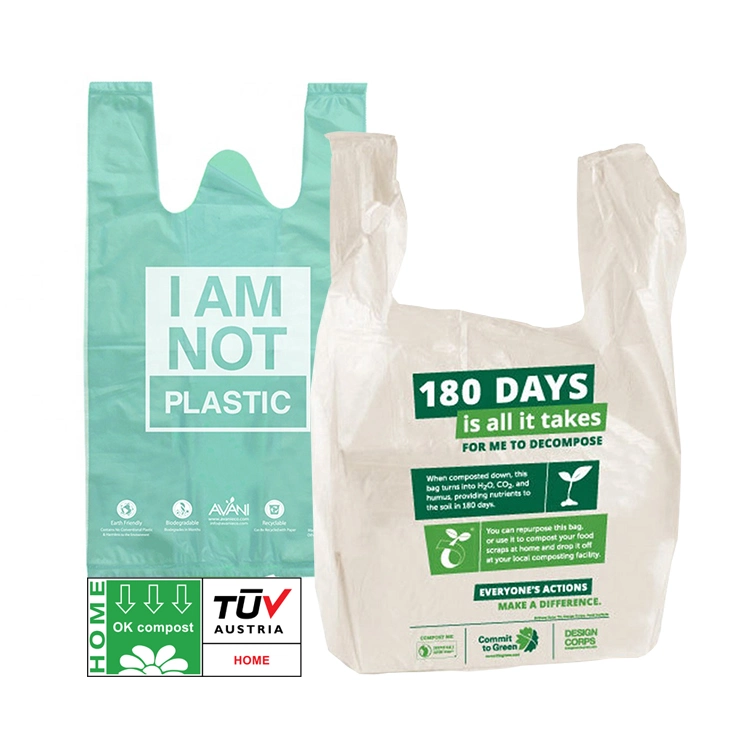 Custom Design Logo Printing Biodegradable Plastic Die Cut PE Shopping Bag