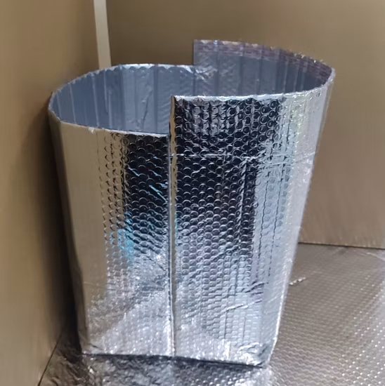 Folha de ar bolha isolada 3D 2D saco de isolamento térmico caixa forro bolsa bolha bolsa de entrega de alimentos refrigerador para cadeia de frio congelado envio mailer isolamento térmico